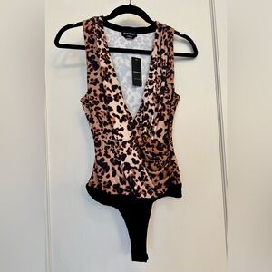 NEW! Never been worn Bebe leopard bodysuit